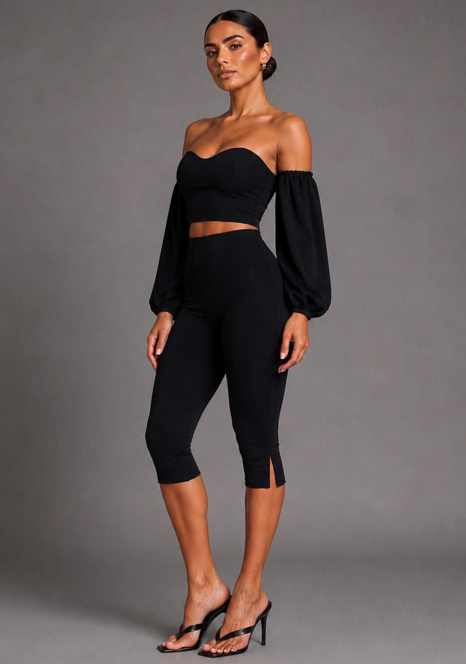 Capri | Cropped Black Pants