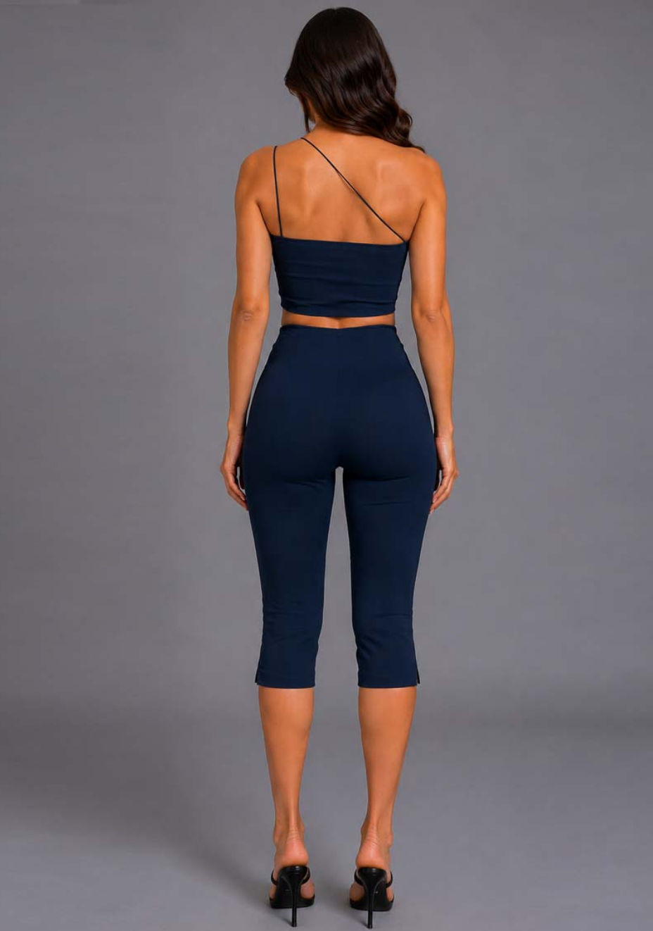 Capri | Cropped Navy Pants