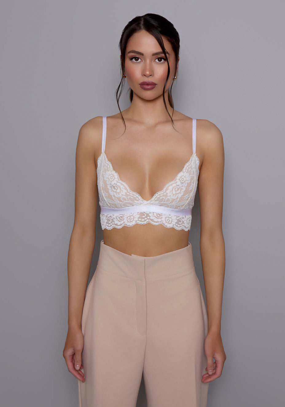Lumi | High-Waist Stone Tailored Pants